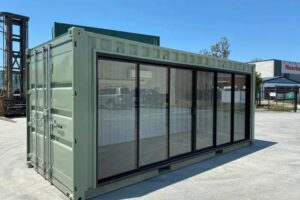 Contenitore Ufficio 20 Piedi con Vetrata Laterale