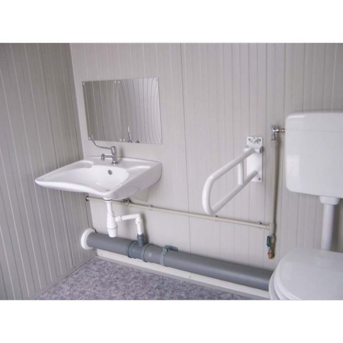 Modulo Sanitario PMR con WC e Doccia